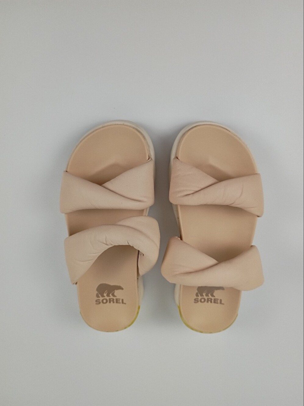 Sorel Women's Padded Slide Sandals in Nude